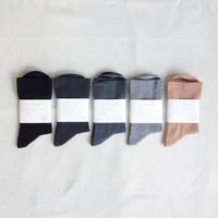 F/style　「ゴムが入っていない、さらりとした綿の靴下」for men's