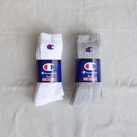 Champion　フルレングスソックス 3P 【ハーフパイル】(CMSC H002)