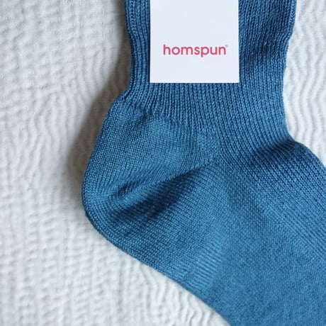 homspun　リネンショートソックス