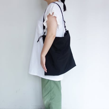 ERA.　TAS FLAT KINCHAKU LARGE【Black】