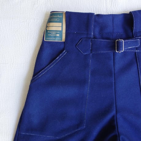 ASEEDONCLOUD HW wide trousers【Melton Denim】