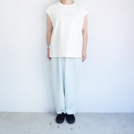 THE NORTH FACE PURPLE LABEL　Cotton Jersey Sleeveless Tee【Ivory】