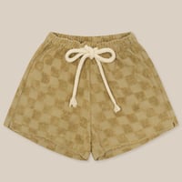 【Organic Zoo】Dusky Checkerboard Terry Rope Shorts