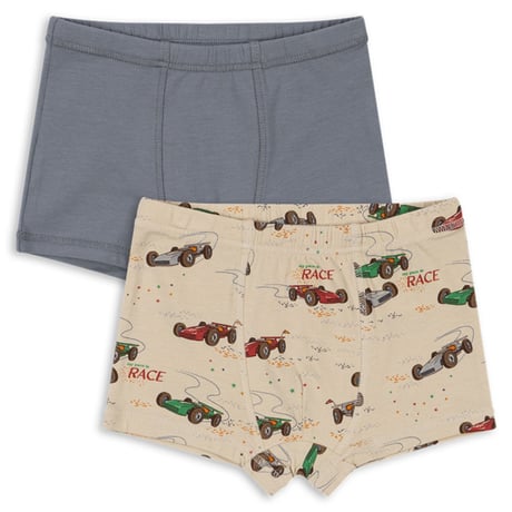 【Konges Sløjd】BASIC 2 PACK BOY BOXERS GOTS - TRADEWINDS / GRAND PRIX