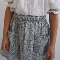 【LiiLU】ALAMERA SKIRT - Pacid Blue