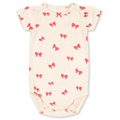 【Konges Sløjd】MINNIE PUFF SLEEVE BODY GOTS - ROSIA BOW