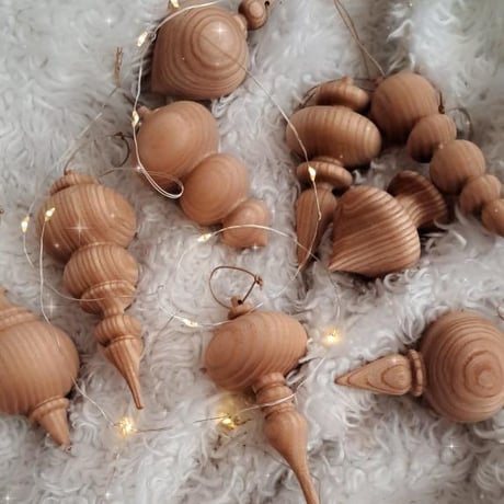 【lemitoys】Wooden Christmas Ornaments #3