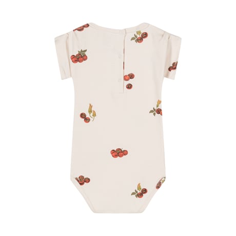 【STUDIO BOHEME PARIS】BODYSUIT BAMA - OFF WHITE / TOMATO