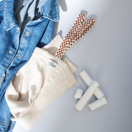 【Silly Silas】Footless - Cream Checked