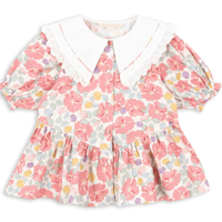 【Konges Sløjd】COEUR COLLAR SHIRT GOTS - FLEUR ANGLAISE