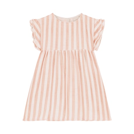 【STUDIO BOHEME PARIS】DRESS COUSINE - NUDE STRIPES