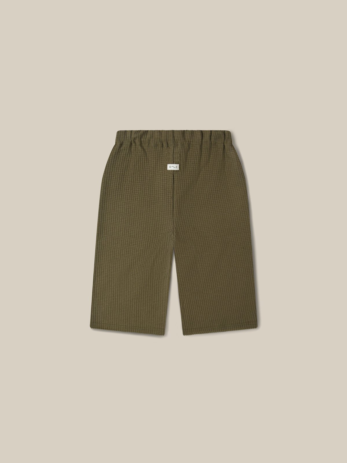 【ぽみんた】organic zoo オリーブ　ワッフル　ワイドパンツ ぽみんた様専用】organic zoo オリーブ ワッフル ワイドパンツ