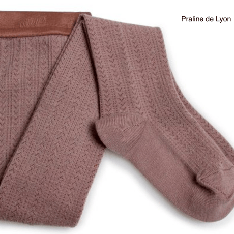 【Collégien】Angélique Pointelle Merino Wool Tights
