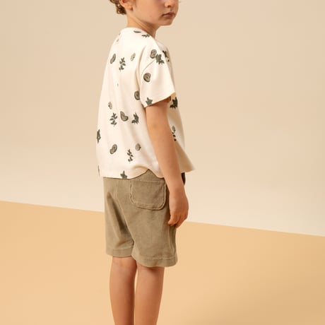 【STUDIO BOHEME PARIS】T-SHIRT ORSO - OFF WHITE / FRESH