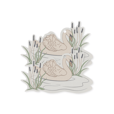 【Konges Sløjd】12 PACK GIFT TAGS FSC - SWAN
