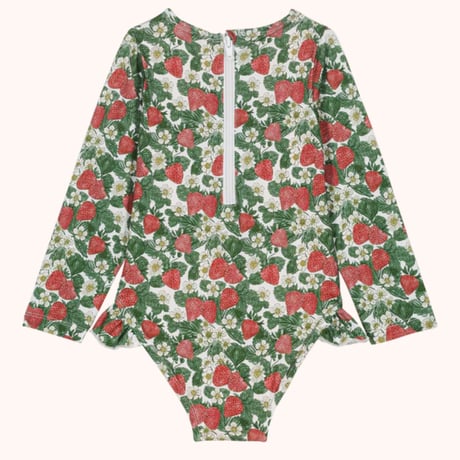 【STUDIO BOHEME PARIS】1 PIECE SWIMSUIT JOSEPHA - STRAWBERRY