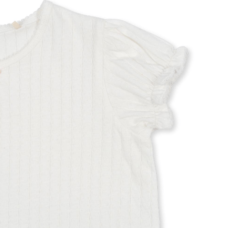 【Konges Sløjd】MALLOU TEE GOTS - SNOW WHITE