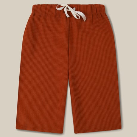 【Organic Zoo】Paprika Waffle Wide Leg Pants