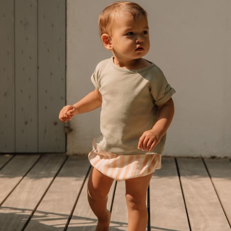 【STUDIO BOHEME PARIS】BLOOMERS AMI - NUDE STRIPES
