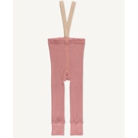 【mile】kids' leggings with braces - vintage rose