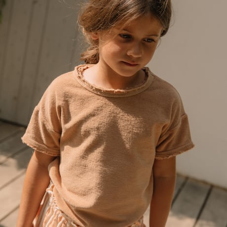 【STUDIO BOHEME PARIS】TSHIRT ESSENTIAL - PRALINE