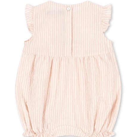 【Konges Sløjd】ELLIE FRILL ROMPER GOTS - PEONY STRIPE