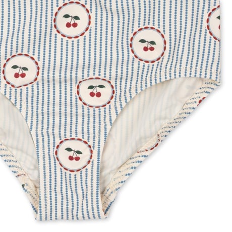 【Konges Sløjd】 CALE SWIMSUIT - CHERRY STRIPE
