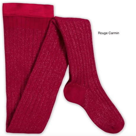 【Collégien】Amélie Glitter Ribbed Tights
