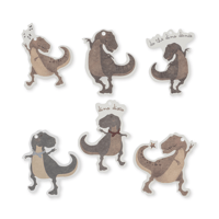 【Konges Sløjd】12 PACK GIFT TAGS FSC - DINO
