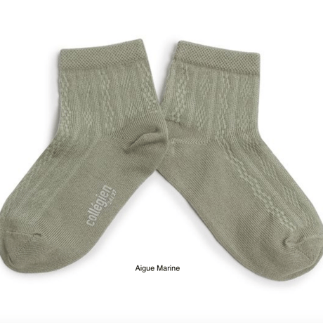 【Collégien】Antoinette Lightweight Pointelle Socks