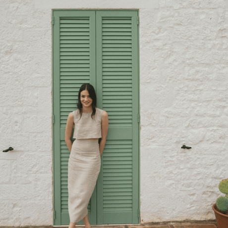 【sonanddaughter】Capri Linen Sets - 大人用