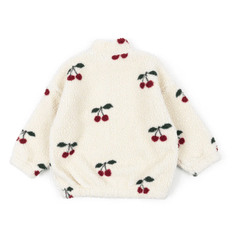 【Konges Sløjd】JODY TEDDY JACKET GRS - cherry