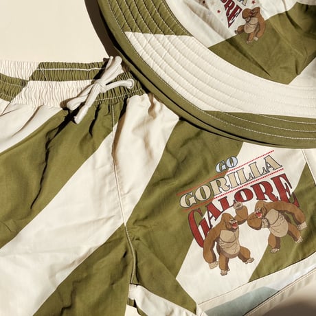 【Konges Sløjd】ASNOU BUCKET HAT - DARK OLIVE/CREAMY WHITE