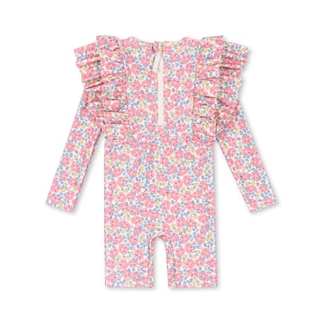 【Konges Sløjd】MANUCA FRILL ONESIE GRS - ROSE ANGLAISE