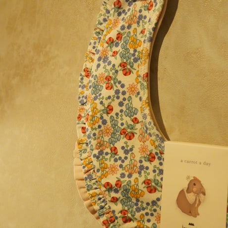 【Konges Sløjd】BASIC 2 PACK FRILL BIB - BIBI FLEUR/BRAZILIAN SAND