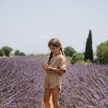 【STUDIO BOHEME PARIS】SHORTS GEORGETTE - PRALINE