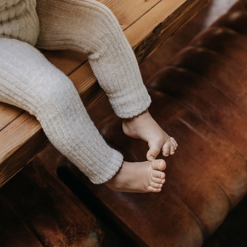 Silly Silas】Granny Teddy Warmy Footless - Crea