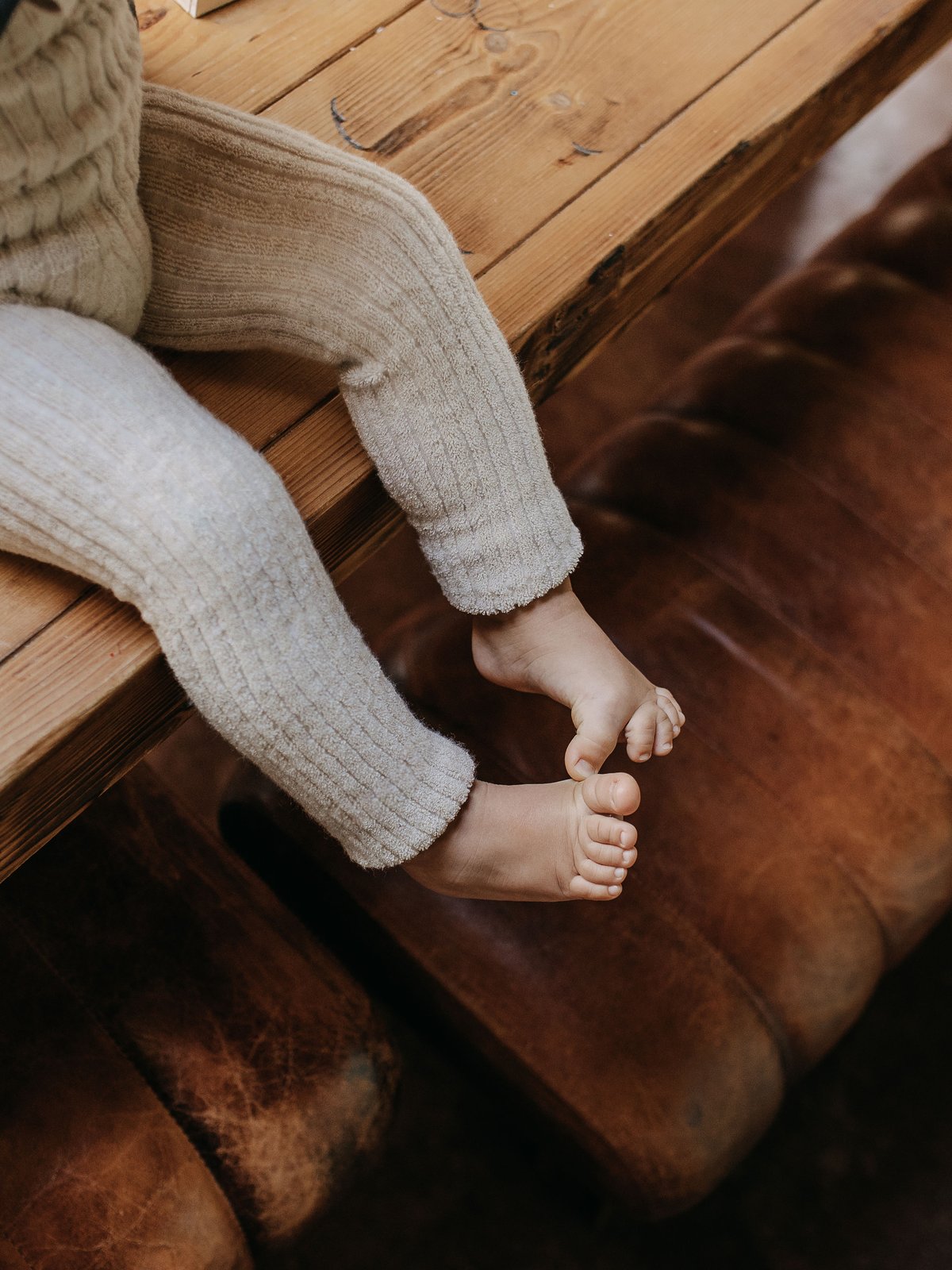 Silly Silas】Granny Teddy Warmy Footless - Crea