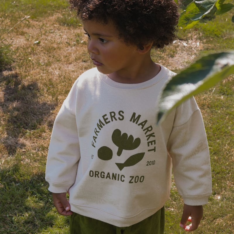 Organic Zoo】Market Logo Sweatshirt | yonka