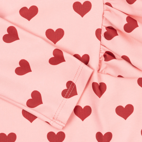 【Konges Sløjd】 MANUCA FRILL ONESIE GRS - AMOUR PINK