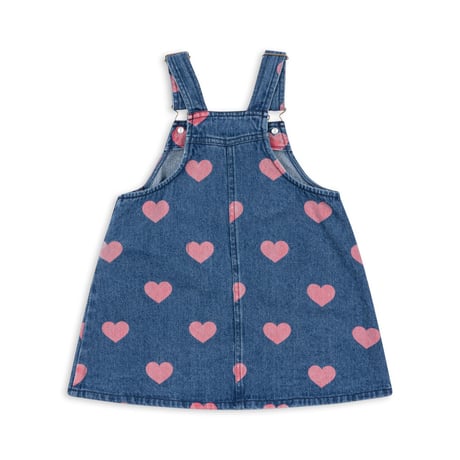 【Konges Sløjd】MAGOT OVERALL DRESS GOTS - BON COEUR PINK