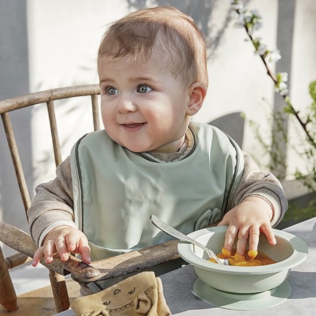 【Elodie】Basic Baby Bibs - Mineral Green