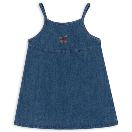 【Konges Sløjd】MAGOT STRAP DRESS GOTS - DENIM BLUE