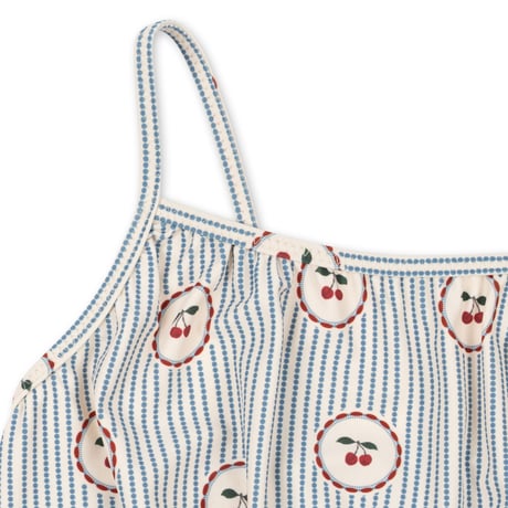 【Konges Sløjd】 CALE SWIMSUIT - CHERRY STRIPE