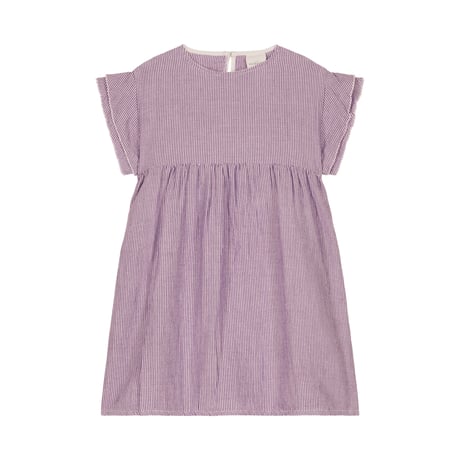 【STUDIO BOHEME PARIS】DRESS COUSINE - VIOLET STRIPES