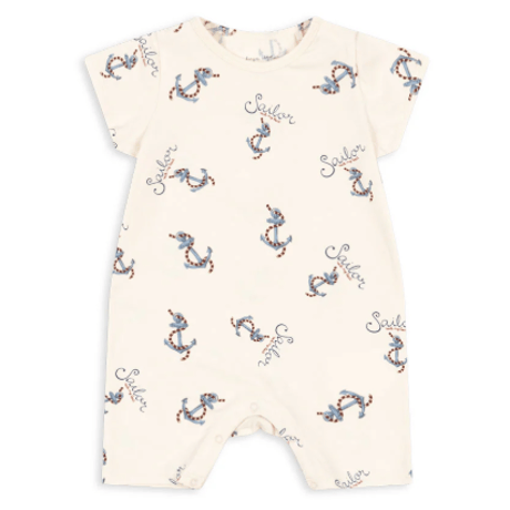 【Konges Sløjd】BASIC ROMPER GOTS - ROCK MY BOAT