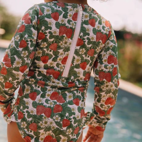 【STUDIO BOHEME PARIS】1 PIECE SWIMSUIT JOSEPHA - STRAWBERRY