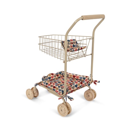 【Konges Sløjd】KIDS SHOPPING CART - COEUR BISOUS