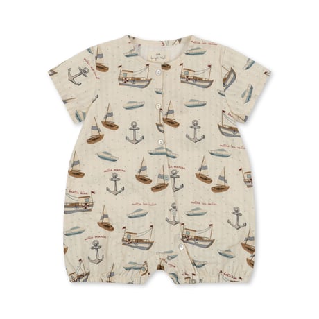 【Konges Sløjd】ACE ROMPER GOTS - SAIL AWAY