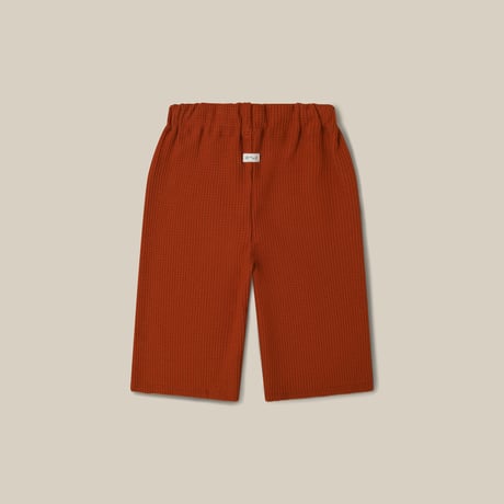 【Organic Zoo】Paprika Waffle Wide Leg Pants